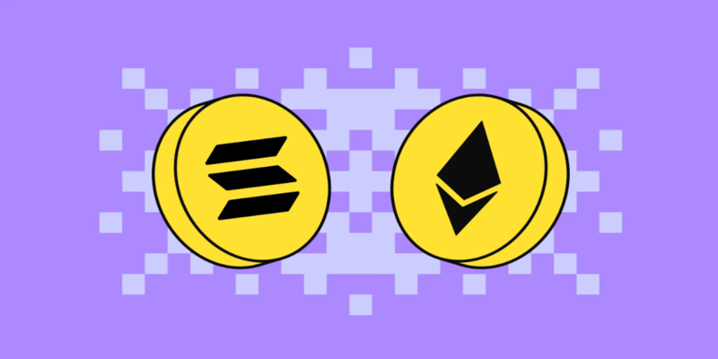 Solana vs Ethereum structural data comparison