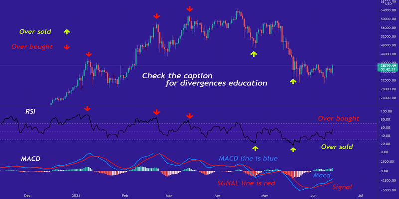 The mechanics of RSI MACD crypto trading indicators